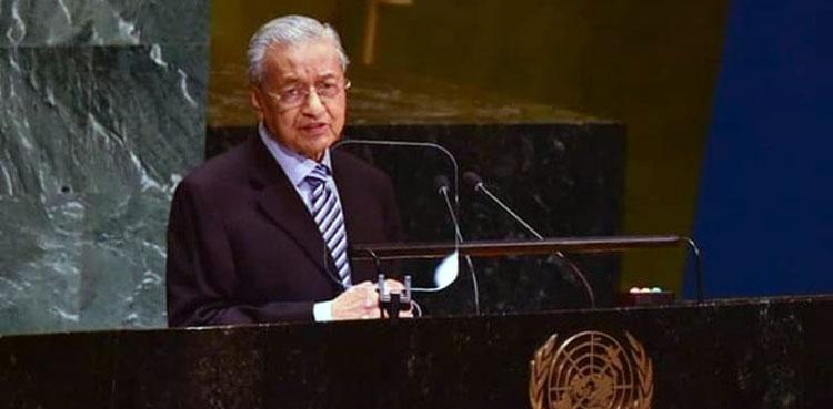 kashmir malaysia prime minister