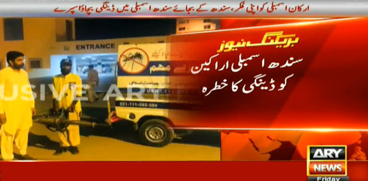 Sindh Govt, Sindh Assembly, Dengue, Anti-Dengue Spray, Sindh, Dengue virus, Karachi