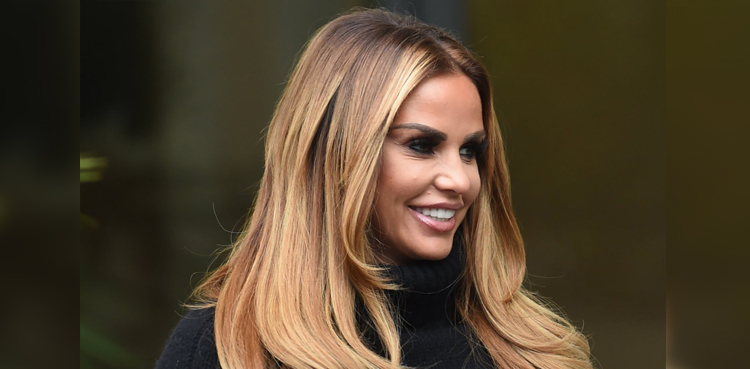 Katie Price, face, phone