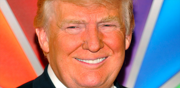 Donald Trump, orange, bulbs