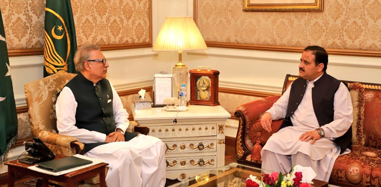 CM Buzdar, Chief Minister, President Alvi, Arif Alvi