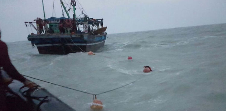Karachi hot weather, low-pressure area, Arabian Sea