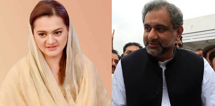 PML-N Marriyum Aurangzeb Shahid Khaqan Abbasi meeting petition