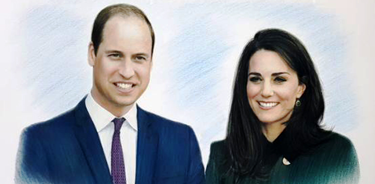 portrait, artist, Prince William