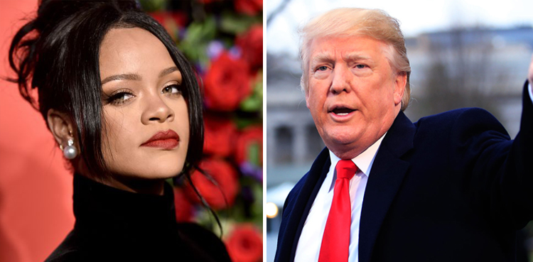 Rihanna, Donald Trump
