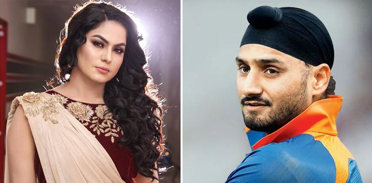 Harbhajan Singh, Veena Malik, Kashmir