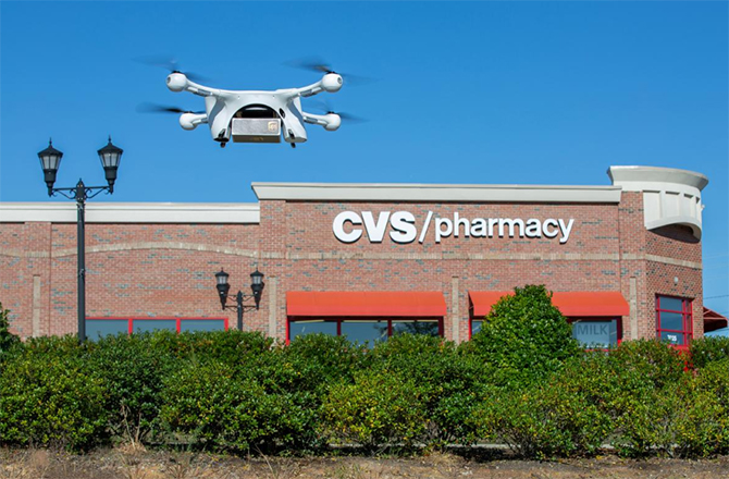 Drone operation delivery