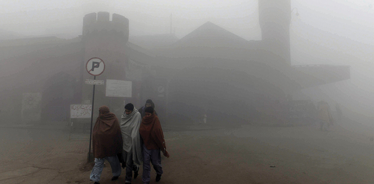 Fog, rain and snowfall, Punjab, KP
