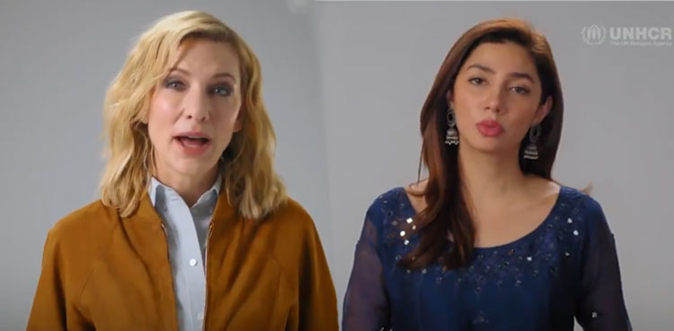 Cate Blanchett, Mahira Khan, UNHCR