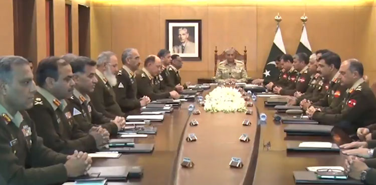 Corps commander conference