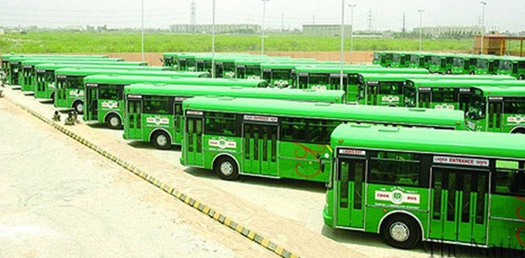 Karachi Green line bus
