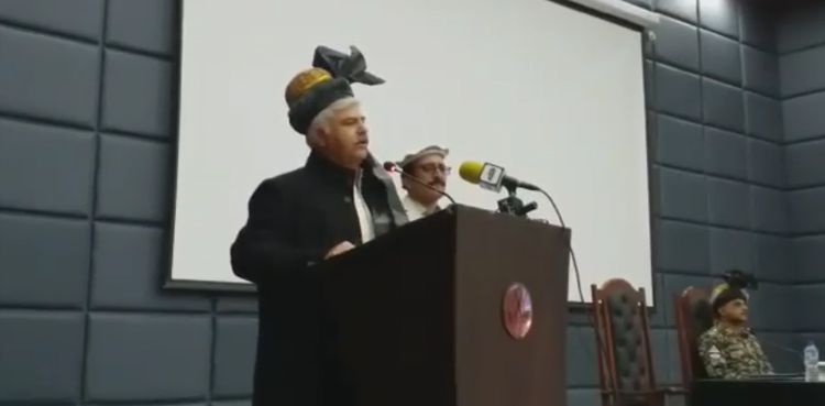 KP CM Mahmood Khan Mohmand visit