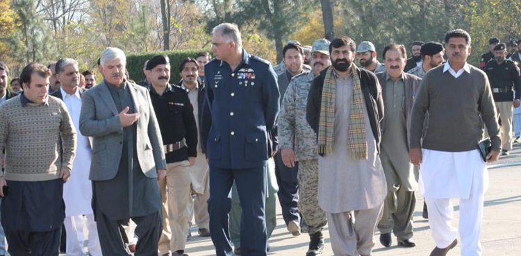 KP CM Mahmood Khan Swat Saidu Sharif airport