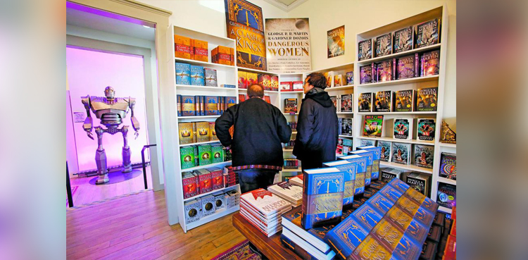 Game of Thrones, George R.R. Martin, bookstore