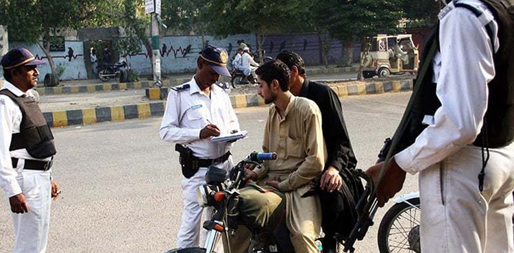 Pillion Riding Ban Karachi Independence day