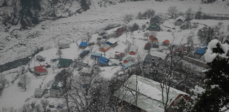 AJK snowfall