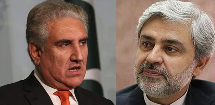 Shah Mehmood Qureshi, Iranian Envoy