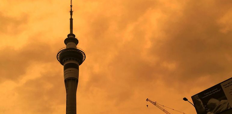New Zealand scary skies