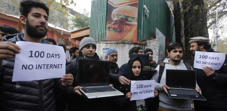 no internet Occupied Kashmir