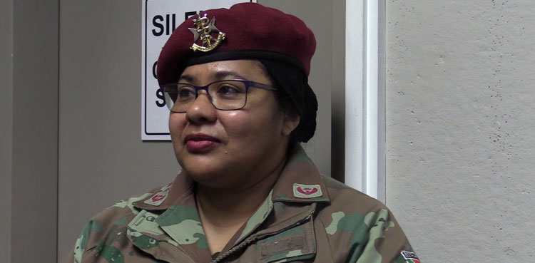 South African army office