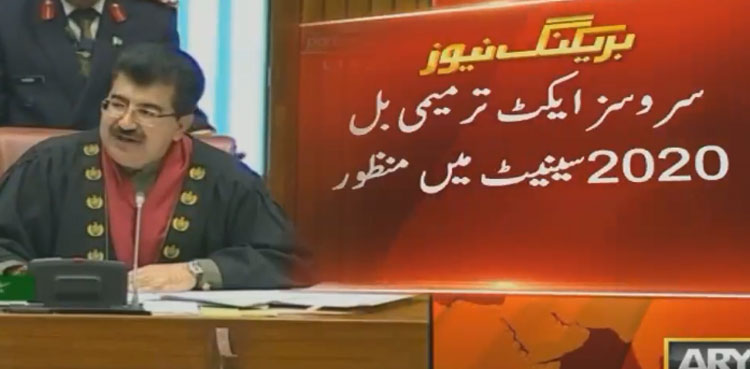 Services Act amendment bills Senate Army Act amendment bill
