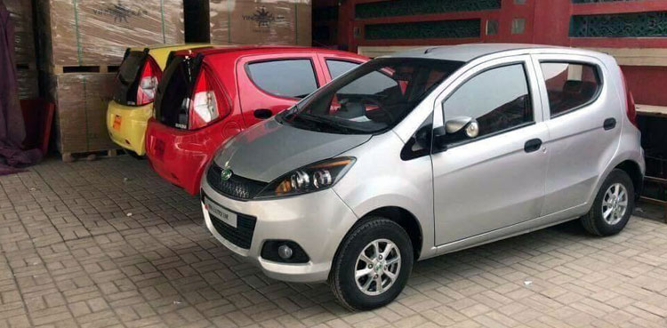 Electric car, Pakistan, China