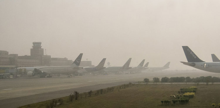 Six flights canceled, dense fog, low visibility, Lahore airport