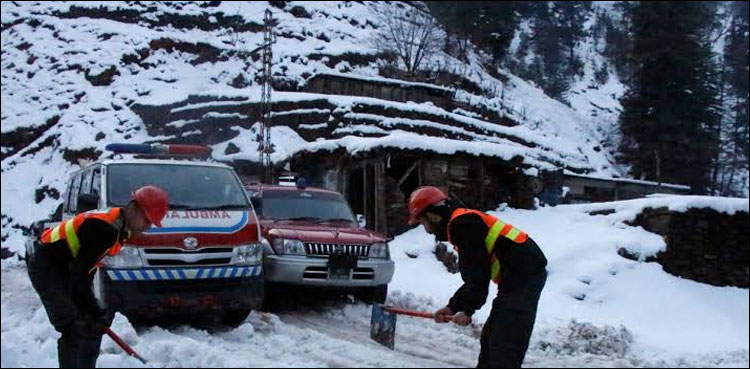 AJK Snowfall Hit Areas