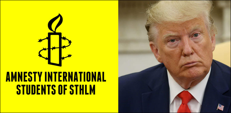 Amnesty International, Trump, Iran