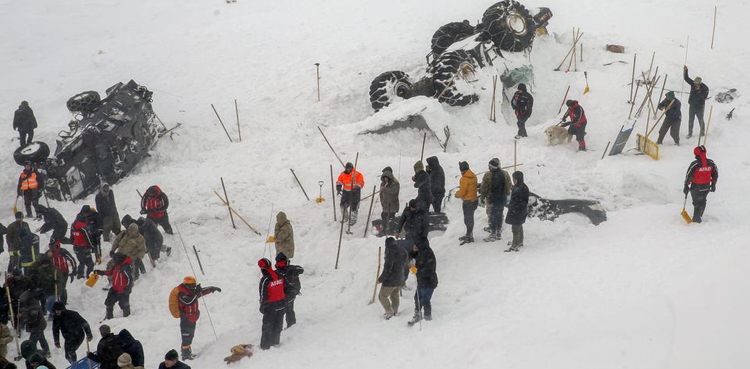 Turkey, Avalanche
