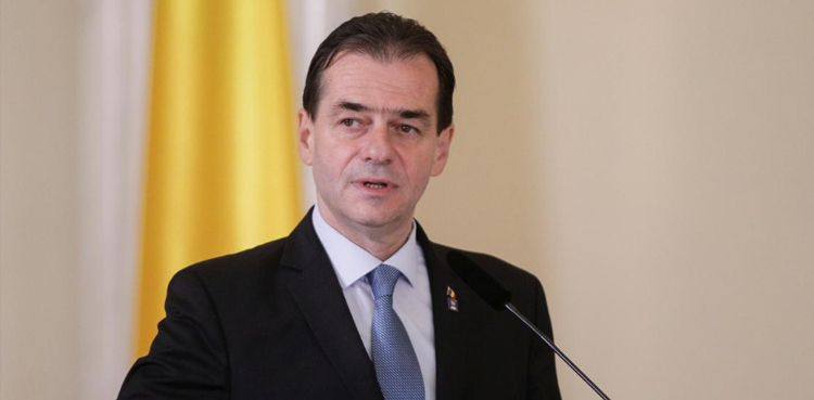 Romania PM Ludovic Orban lawmakers