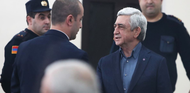 Graft trial Armenia president Serzh Sarkisian
