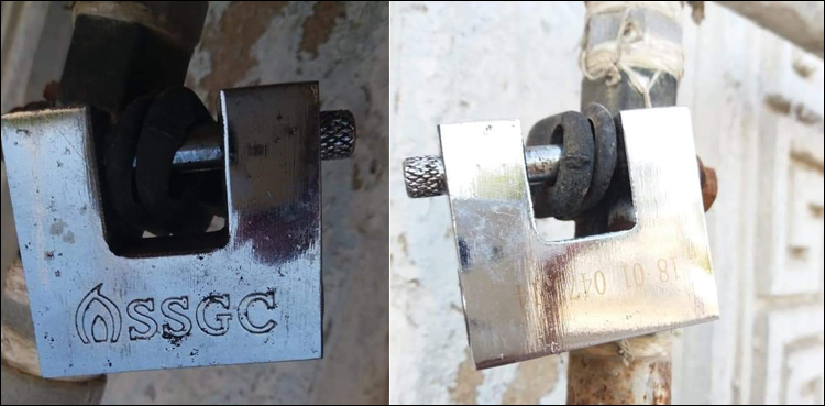 Gang locks gas meters Karachi