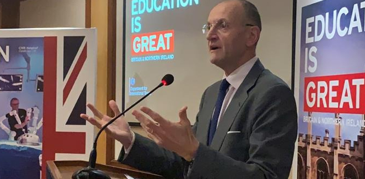 British Deputy High Commissioner Mike Nithavrianakis round-table conferences health education