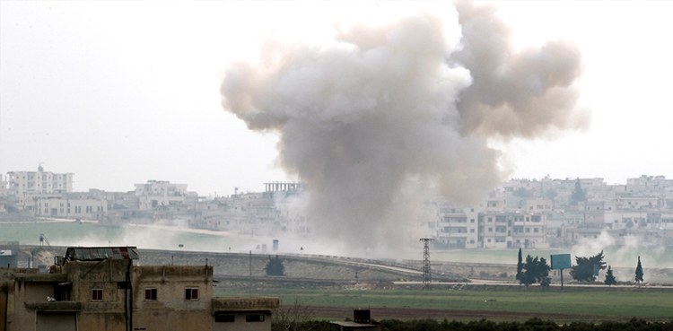 Turkey Syria warplanes Idlib