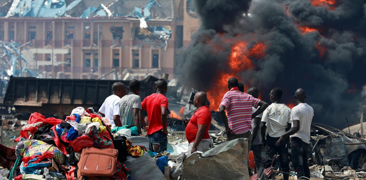 Nigeria Lagos gas blast processing plant