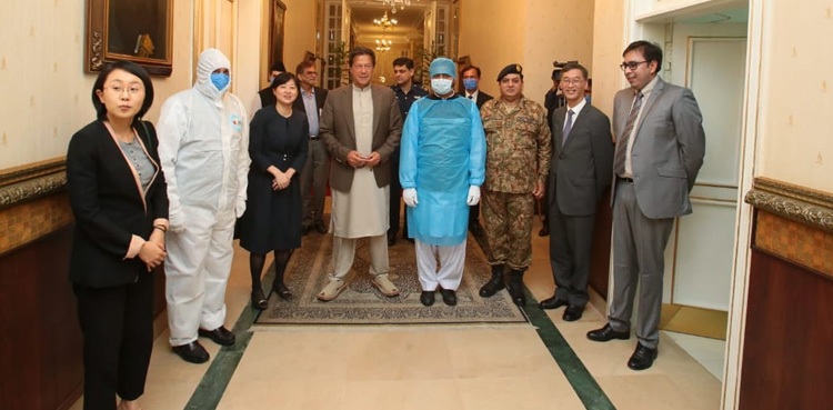 PM Imran Khan Chinese team