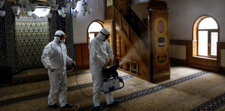 Turkey mass prayers closure coronavirus