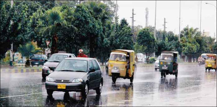 Intermittent rain, Rawalpindi, Punjab