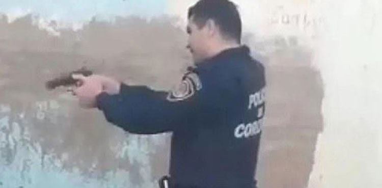 cop shoots