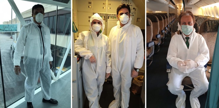PIA pilots crew coronavirus protection
