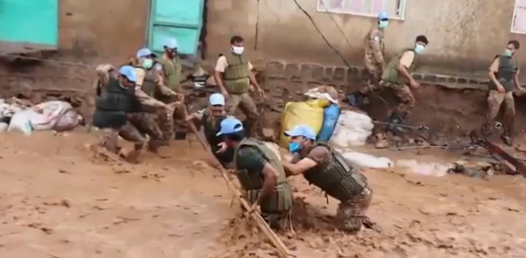 Pakistani peacekeepers Congo flood ISPR