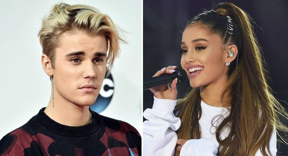 Ariana Grande, Justin Bieber