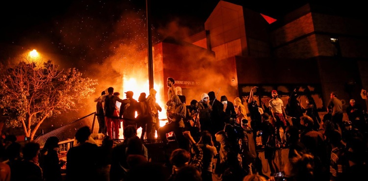 Racial violence Minneapolis Minnesota US