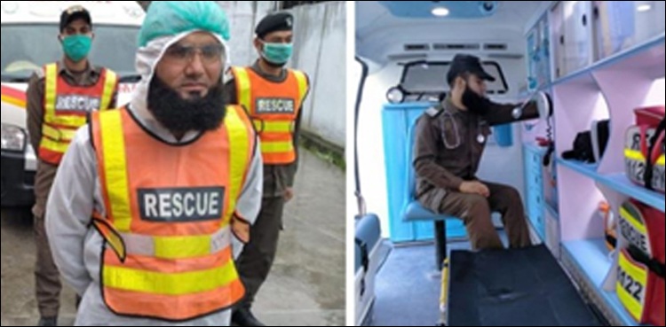 Rescue worker Arshad Khan COVID-19