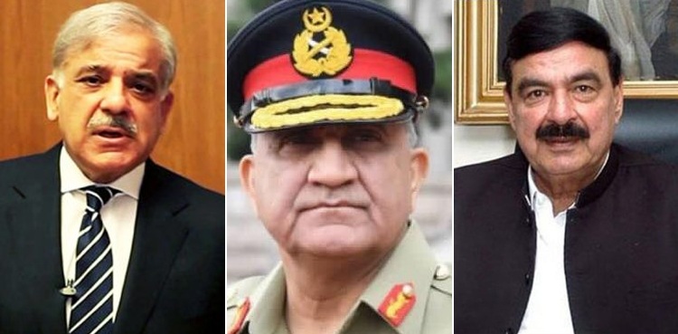 COAS Bajwa Shehbaz Sharif Shaikh Rasheed coronavirus