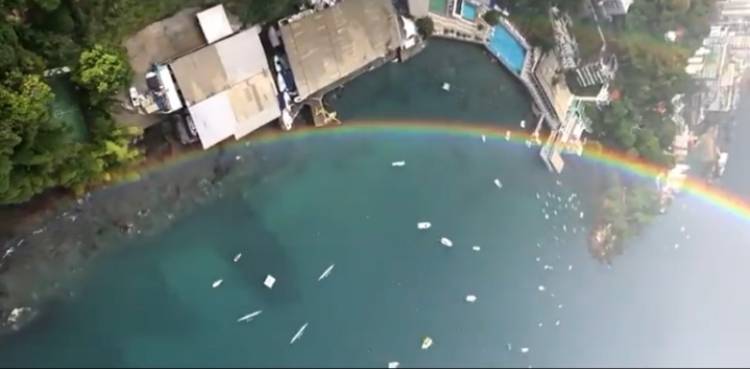full circle rainbow viral video