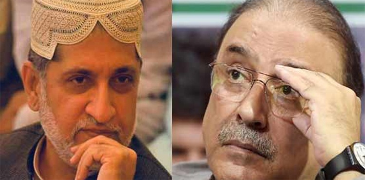 Asif Zardari, Akhtar Mengal