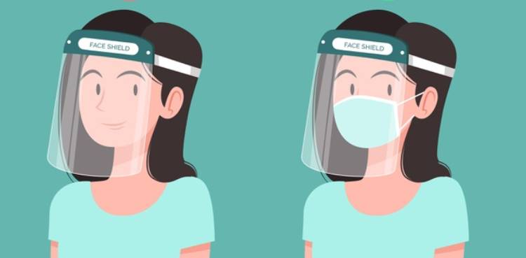 plastic visor COVID-19