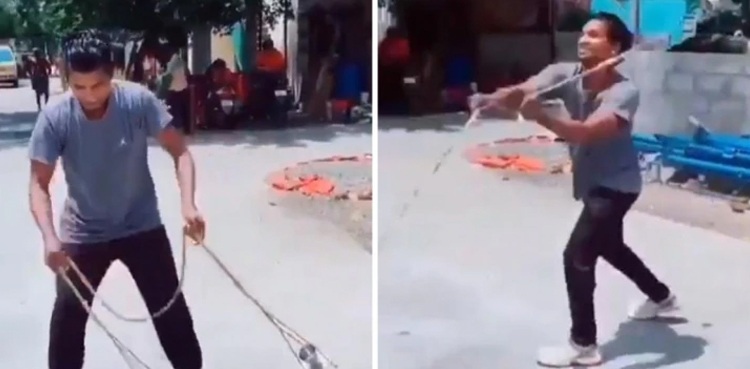 Spinning glasses without spilling water viral video